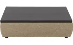 Goossens hocker lago bruin stof - 8252196-{merk}-lago-hocker-stof-02